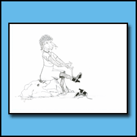 Betty Ann Tying Her Shoe